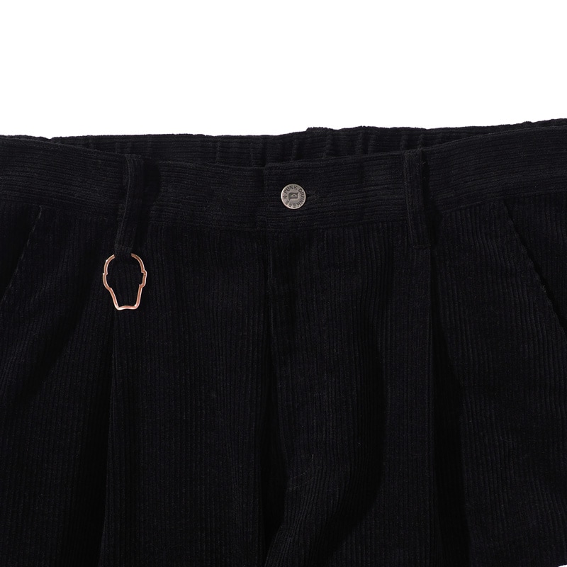 sillage コーディロイパンツ Sillage CIRCULAR PANTS CORDUROY BLACK – NCNR WEB STORE