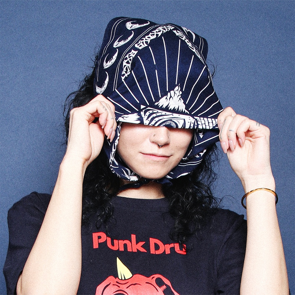 レア　HEAD LIGHT バンダナ エヴォ・ライトニング グラフィック・バンダナ -ハーレー