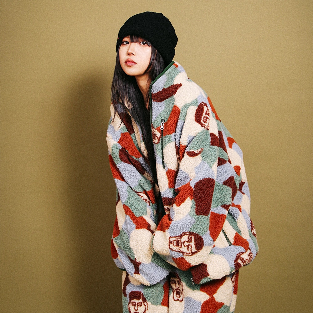 Stussy 17aw ボア コート フリース dammit tokyo Stussy 17aw ボア コート フリース dammit tokyo