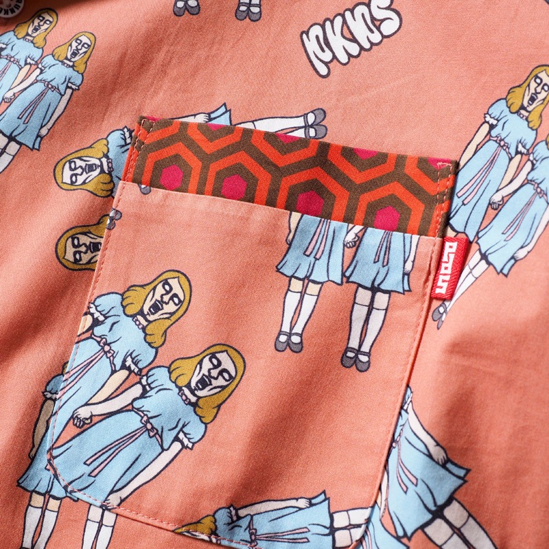 双子総柄シャツ　パンクドランカーズ XL 双子総柄シャツ パンクドランカーズ XL - メルカリ