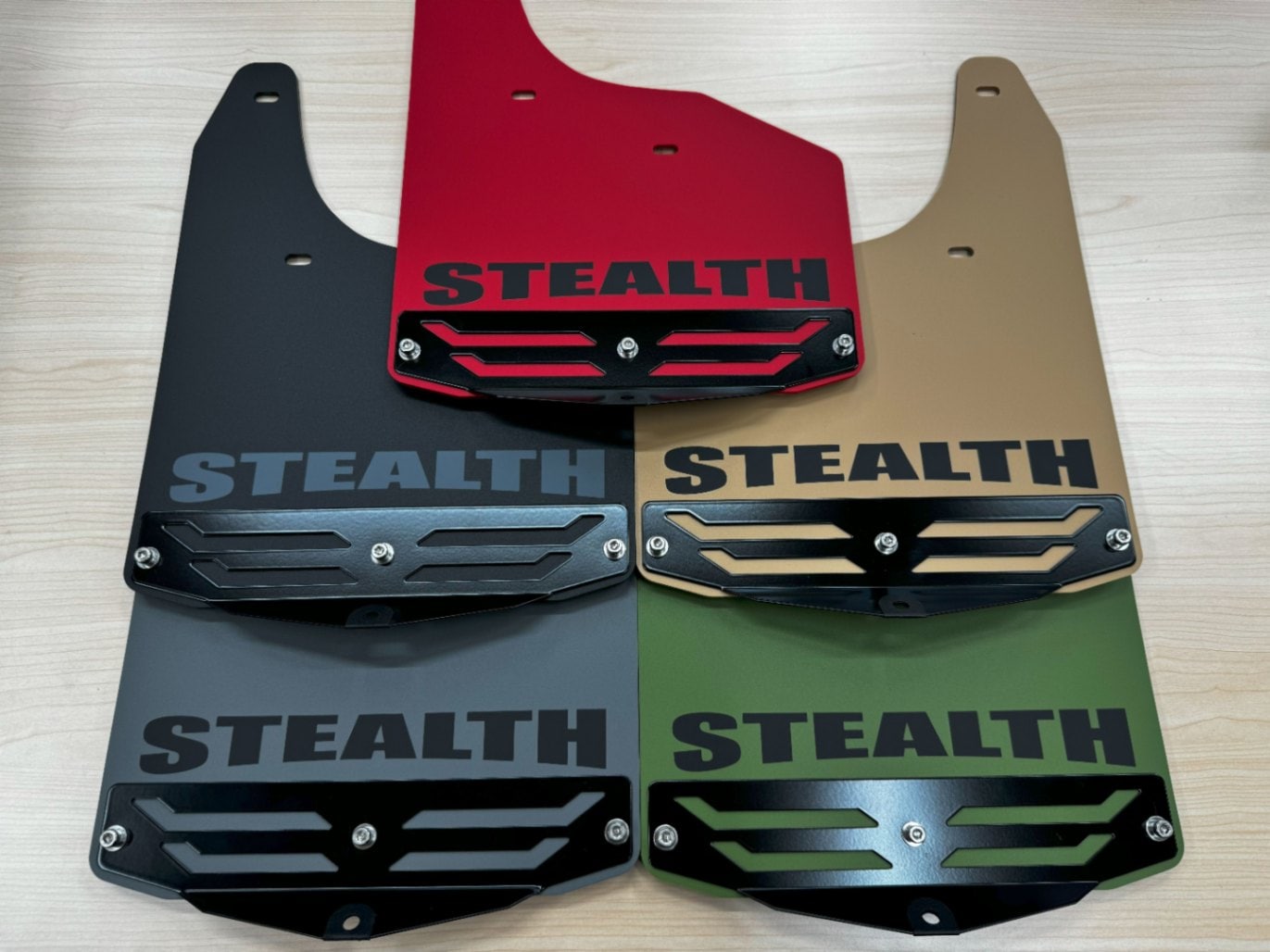 プロボックス マッドフラップ (ブラック）前後1台分 STEALTH（ステルス