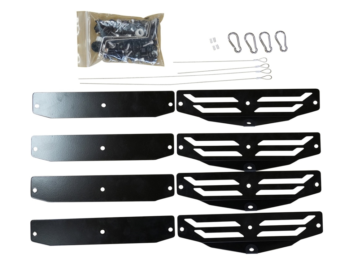 NV350キャラバン（E26）専用マッドフラップ (グレー) 前後1台分