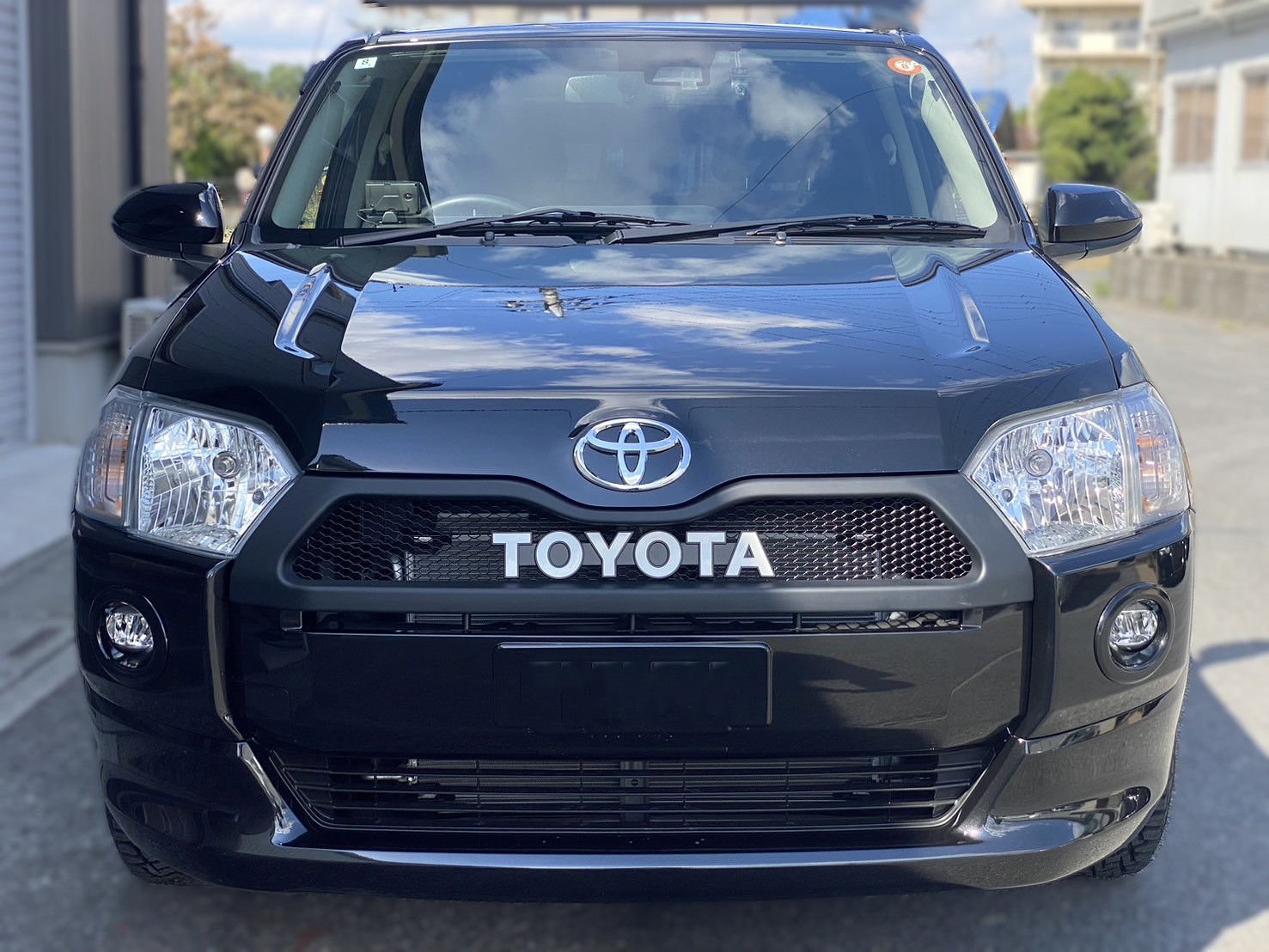 プロボックス メッシュグリル TOYOTAエンブレム付き 塗装済み品