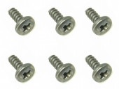 2��5������Х���ɥ��åԥ󥰥ӥ� 6���� 2��5 Titanium bind Topping machine screw (6 pcs.)