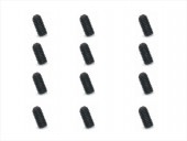 ���ƥ�쥹�ۡ������ӥ� �֥�å���å� 3��6mm 12���� Stainless steel hollow screw 3��6mm 12 pcs. (black plating)