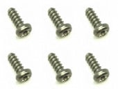 2��5������ʥ٥��åԥ󥰥ӥ� 6���� Ƭ�� 2��5 Titanium pan tapping screw (6 pcs.) Small head