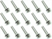 3��14 ���ƥ�쥹�إå����ܥ���ӥ� 15���� 3��14 Stainless steel hex Pan Head Screw (15 pcs.)