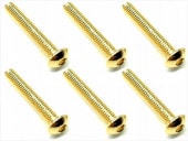 3��18 ���ƥ�쥹�إå����ܥ���ӥ�(6����) 24K������ɥ�å� 3��18 Stainless steel hex Pan Head Screw (6 pcs.) 24K gold plating