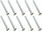 3x27 ���ƥ�쥹�إå����ܥ���ӥ�(10����) 3x27 Stainless steel hex Pan Head Screw (10 pcs.)