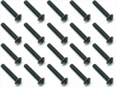 3x15 ��������إå����ܥ���ӥ� 20���� 3x15 Steel hex Pan Head Screw (20 pcs.)