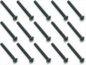 3x22 ��������إå����ܥ���ӥ� 15���� 3x22 Steel hex Pan Head Screw (15 pcs.)