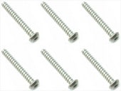 3X22 ������إå����ܥ��󥿥åԥ󥰥ӥ� 6���� 3X22 Titanium hex button tapping screw (6 pcs.)