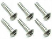 4X15 ������إå����ʥ٥��åԥ󥰥ӥ� 6���� 4X15 Titanium hex button tapping screw (6 pcs.)