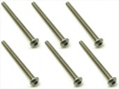 ������إå����ʥ٥ӥ� 6���� 3��35 Titanium hex Pan Head Screw 3��35 (6 pcs.)