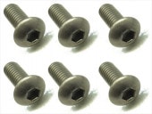 4X10 ������إå����ܥ���ӥ� 6���� 4X10 Titanium hex Pan Head Screw (6 pcs.)