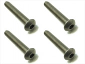 4x25�إå����ܥ���ӥ� 4���� 4x25 Titanium hex Pan Head Screw (4 pcs.)