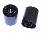 �����¥ۥ�����(�֥�å�)2���� 1/10�Ƽ�F-1�� For 1/10 each pcs. companies F-1 of 2 Rear large diameter wheels (black)