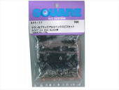 ������&�֥�å�����ߥإå����ӥ����å� ���ߥ�FF-04EVO�� Titanium & Black Aluminum hexscrew set (for TAMIYA FF-04EVO black)