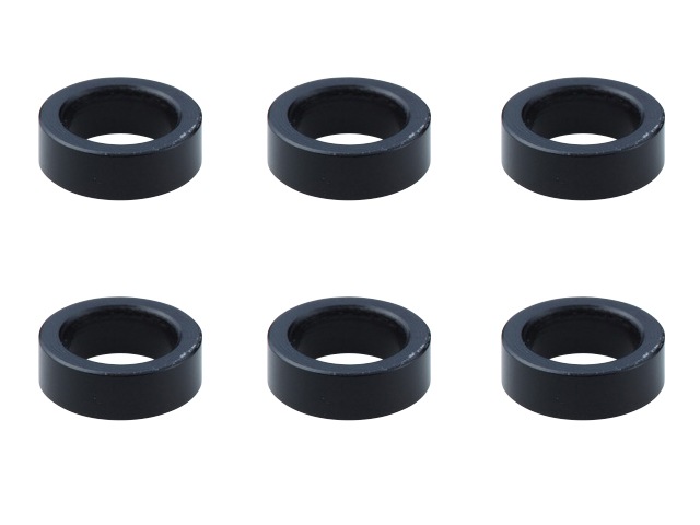 ����ߥ��顼 ��6��4��2.0t �֥�å� 6������ Aluminum Collar 6 ��6��4��2.0t (black)