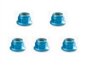 3�� ����ߥե�󥸥ʥ�����ʥå� ���ߥ�֥롼 3�� Aluminum flange nylon nut TAMIYA blue