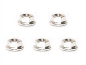 M4եե졼ȥʥå С 4 Aluminum M4 Flanged Cerate Nut 4 pcs. (silver)
