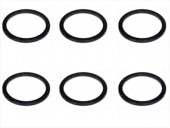 1/12�졼�����ѥꥢ����Ĵ�����顼0.5t (6����)�֥�å� Collar 0.5t of adjustment of width of Rear car (6 pcs.) black for 1/12 racing