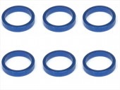 1/12�졼�����ѥꥢ����Ĵ�����顼1.5t (6����)ǻ�֥롼 Collar 1.5t of adjustment of width of Rear car (6 pcs.) Dark Blue for 1/12 racing