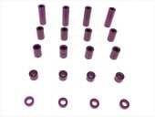 ��2����ߥ��顼���å�1.5t,3t,6t,6.7t,12t(�ѡ��ץ�)��4���� Each 4 pcs. of ��2 Aluminum Collar set 1.5t, 3t, 6t, 6.7t, & 12t (purple)