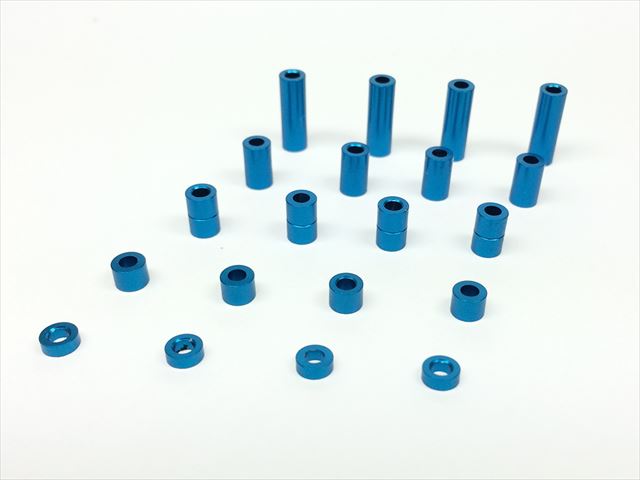 ラジコン　アルミパーツセット アルミダンパーセット(F&R各2本/KB10) [KBW002] - スーパーラジコン