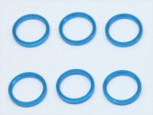 M6��7.4��1.5t ����ߥ��顼(�֥롼) 6���� M6��7.4��1.5t Aluminum Collar (blue) 6 pcs.