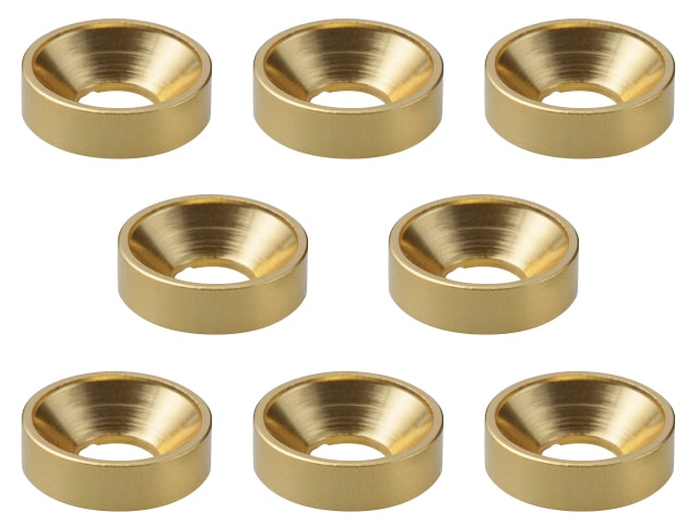 螺鈿細工オルゴール値下げしました アルミM3皿ワッシャー ゴールド Aluminum M3 plate washer gold