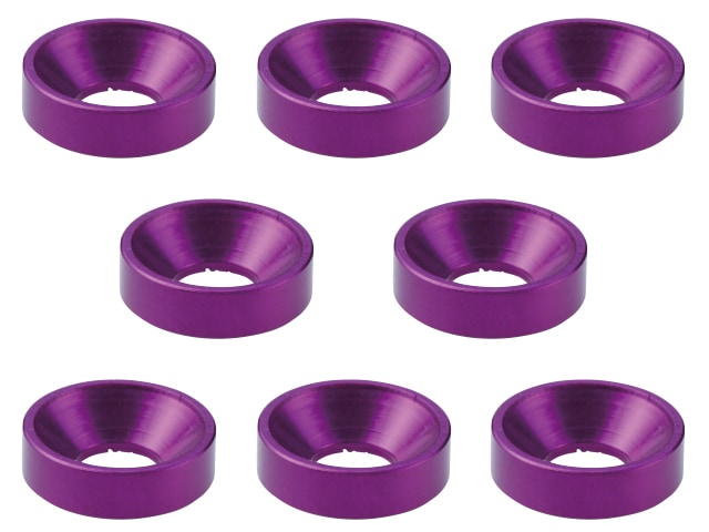 �����M3����å��㡼 �ѡ��ץ� Aluminum M3 plate washer purple