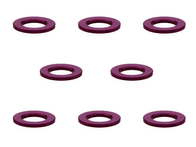 �����M3��å��㡼0.5t �ѡ��ץ� Aluminum M3 washer 0.5t (purple)