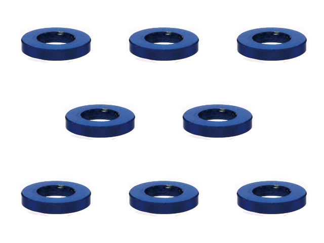 �����M3��å��㡼1.0t �襳��֥롼 Aluminum M3 washer 1.0t YOKOMO Blue