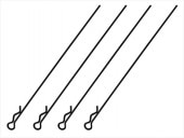 ܥǥեåԥL95mm 4 ֥å Body Hook Pin Long L95 mm 4 pcs. black