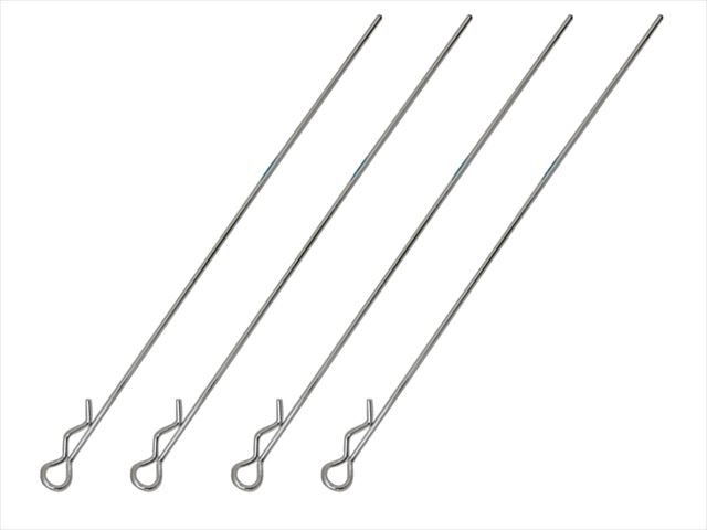�ܥǥ��եå��ԥ����L95mm 4������ ����С� Body Hook Pin Long L95 mm 4 pcs. silver