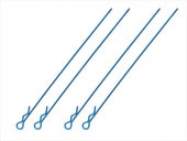 ܥǥեåԥL110mm Ƭ 4 ߥ֥롼 Body Hook Pin Long L110 mm (small head) 4 pcs. TAMIYA Blue