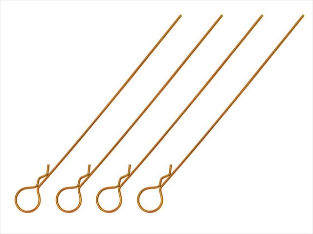 �ܥǥ��եå��ԥ����L110mm Ƭ�� 4������ ������� Body Hook Pin Long L110 mm (head large) 4 pcs. gold