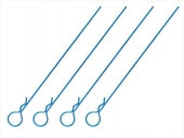 ܥǥեåԥL110mm Ƭ 4 ߥ֥롼 Body Hook Pin Long L110 mm (head large) 4 pcs. TAMIYA Blue