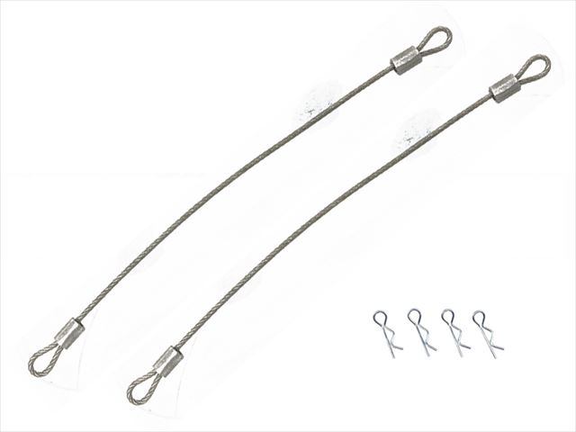 磻䡼եܥǥԥ 磻䡼Ĺ100ߥ С Body pin with wire (wire length 100 mm) silver