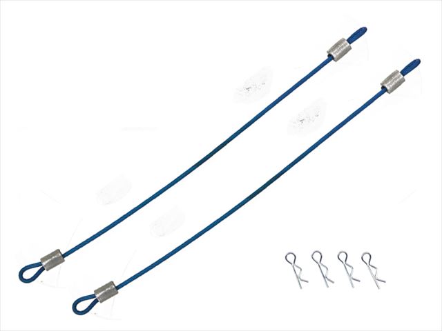 �磻�䡼�եܥǥ��ԥ� �磻�䡼Ĺ100�ߥ� ���ߥ�֥롼 Body pin with wire (wire length 100 mm) TAMIYA Blue