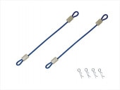 磻䡼եܥǥԥ 磻䡼Ĺ60ߥ ǻ֥롼 Body pin blue thick ..smallness (60 millis in length of wire).. with wire