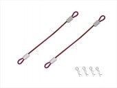 磻䡼եܥǥԥ 磻䡼Ĺ60ߥ ѡץ Body pin smallness (60 millis in length of wire) purple with wire