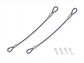 �磻�䡼�եܥǥ��ԥ� �磻�䡼Ĺ80�ߥ� ǻ�֥롼 Body pin with wire (wire length 80 mm) Blue