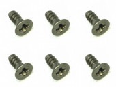2��5�����󻮥��åԥ󥰥ӥ� 6���� 2��5 Titanium Topping Flat Head screw (6 pcs.)