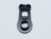 ߥܥС(֥å) ߥM03,04,MF-01X .Aluminum servo saver (black)..For TAMIYA M03, 04, & MF-01X .