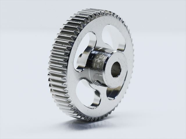 64p Ķ�ť���ߥԥ˥��󥮥� 59T �ܥ��󥳡��� 64p Carbide Aluminum pinion gear 59T boron coat