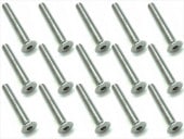 3��20 ���ƥ�쥹�إå������ӥ� 15���� 3��20 Stainless steel hex Flat Head Screw (15 pcs.)