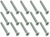 3x22 ���ƥ�쥹�إå������ӥ� 15���� 3x22 Stainless steel hex Flat Head Screw (15 pcs.)