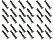 3x18 ��������إå��������ȥ󥰥ӥ�(30����)��ƬJIS���� Steel hex Strong Flat Head Screw 3x18 (30 pcs.)